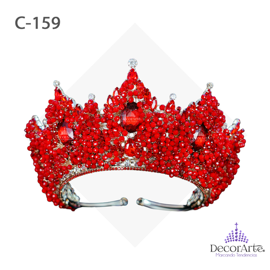 Corona de Argolla Tejida Color