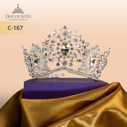 Corona de XV Aplicación Con Guias De Hojas