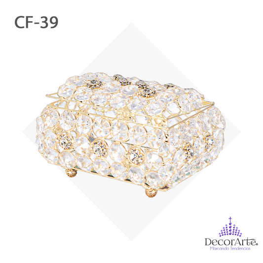 Cofre Baúl Chico / Octagon #14 Con Pedrería