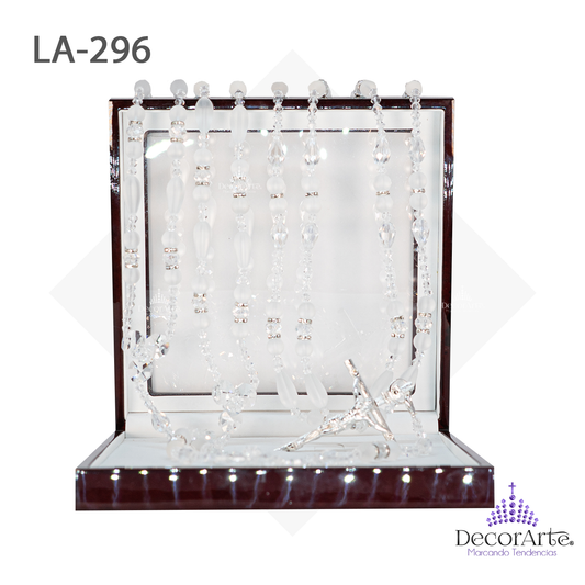 Lazo Vidrio #5 Con Bola #10 Y #8, Dona #10 Y Rondel #8