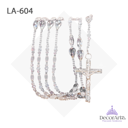 Lazo Con Gota Plana Y Cristales #5, Donas #8 Y #10 Con Olivos