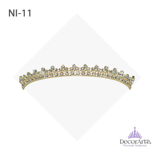 Tiara De 2 Hilos De Cadena Económica