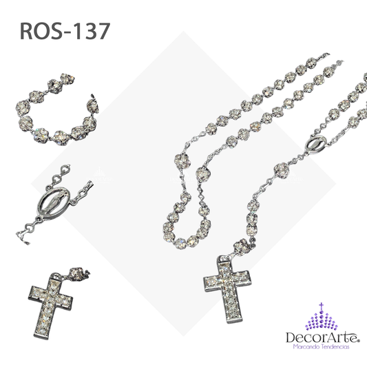 Rosario De Filigrana Con Padre Nuestro De Chispa