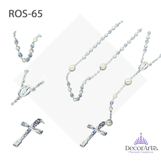 Rosario Barril Mini Nat. C/Perla #4 Y Dona #8 Encasquillada