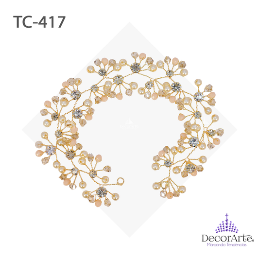 Tocado Zic-Zac Penacho