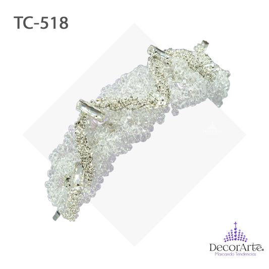 Diadema De Cristales Y Cadena Con Baguettes